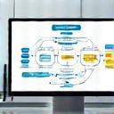 System integration diagram on screen